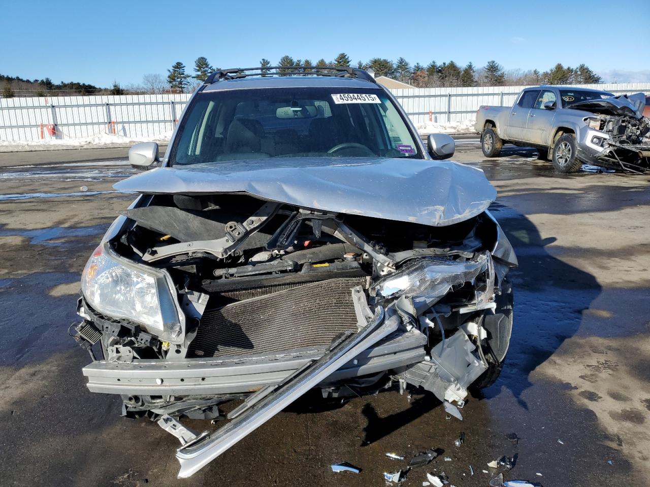 2010 Subaru Forester VIN JF2SH6CC2AH911557 Copart auction photo, front end damage thumbnail 5