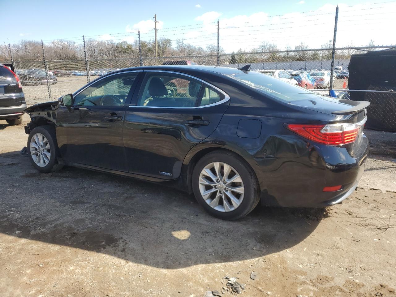 2013 Lexus ES VIN JTHBW1GGXD2024475 Copart auction photo, front end / rear end damage thumbnail 2