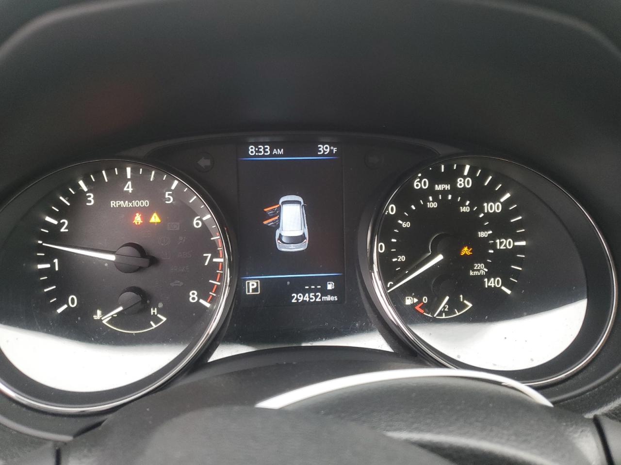 2020 Nissan Rogue VIN JN8AT2MV8LW109521 Copart auction photo, hail / side damage thumbnail 9
