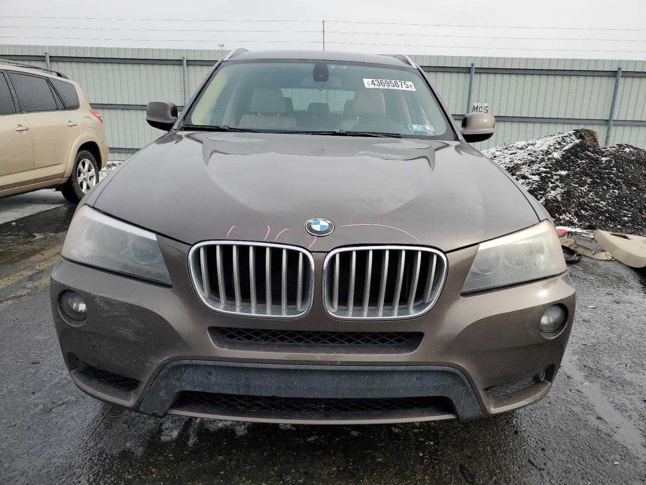 2011 BMW X3 VIN 5UXWX7C55BL731593 Copart auction photo, rear end damage thumbnail 5