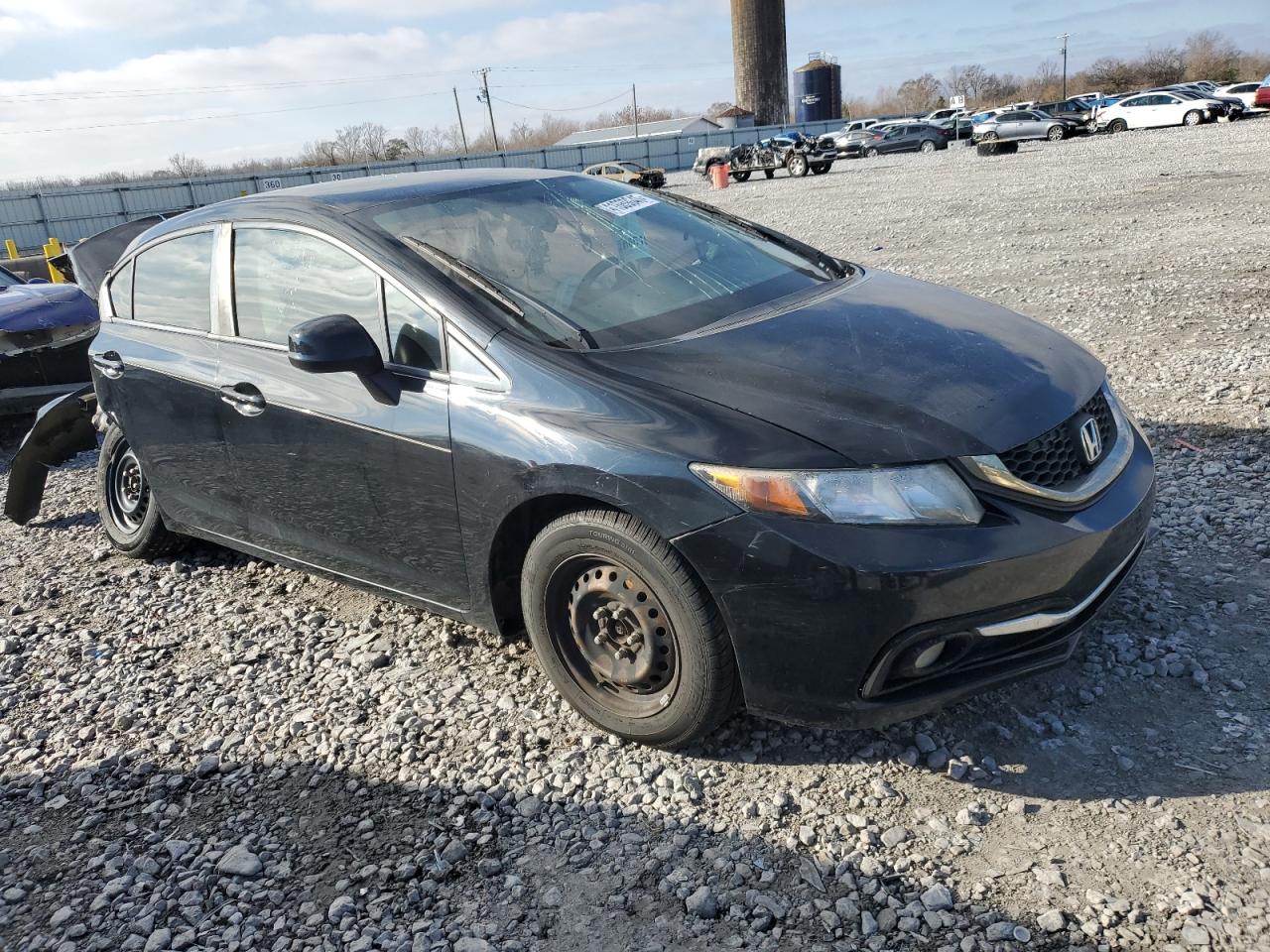2013 Honda Civic VIN 19XFB2F58DE034980 Copart auction photo, all over damage thumbnail 4