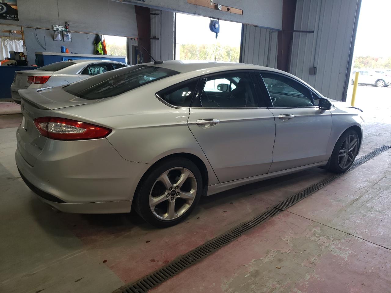 2016 Ford Fusion VIN 3FA6P0H77GR365105 Copart auction photo, front end / burn damage thumbnail 3