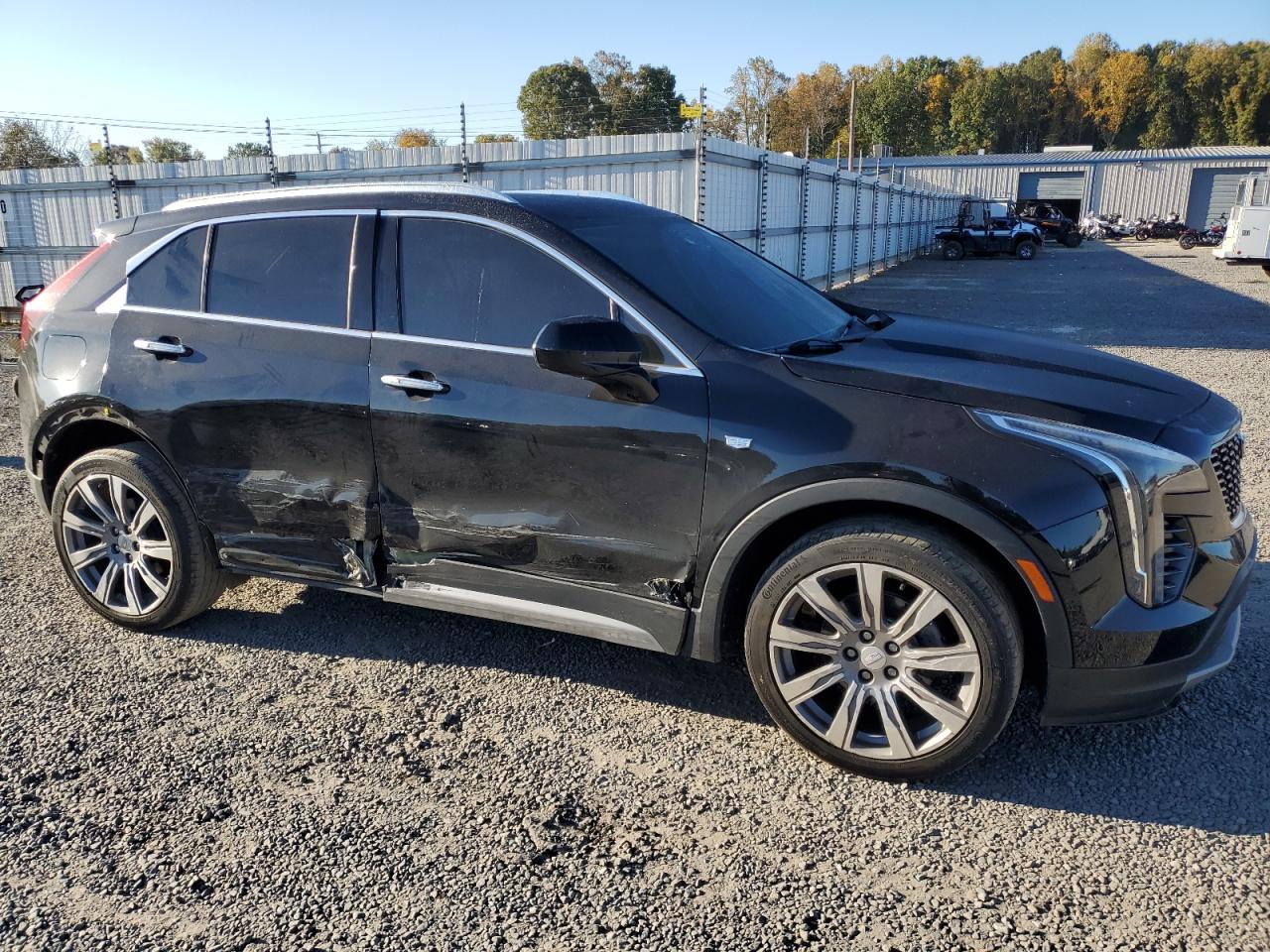 2019 Cadillac XT4 VIN 1GYFZCR41KF100402 Copart auction photo, side damage thumbnail 4