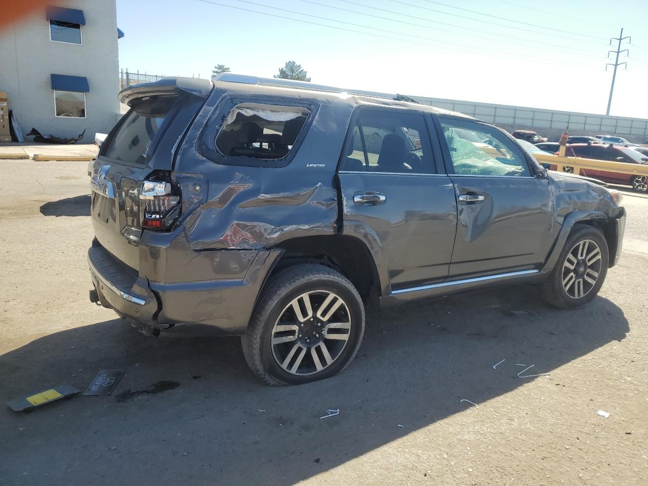2015 Toyota 4Runner VIN JTEBU5JR6F5209354 Copart auction photo, rollover damage thumbnail 3