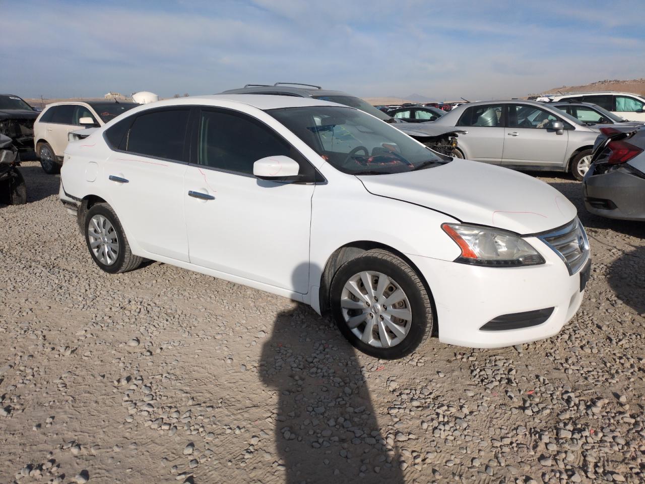 2015 Nissan Sentra VIN 3N1AB7AP4FY359985 Copart auction photo, rear end damage thumbnail 4