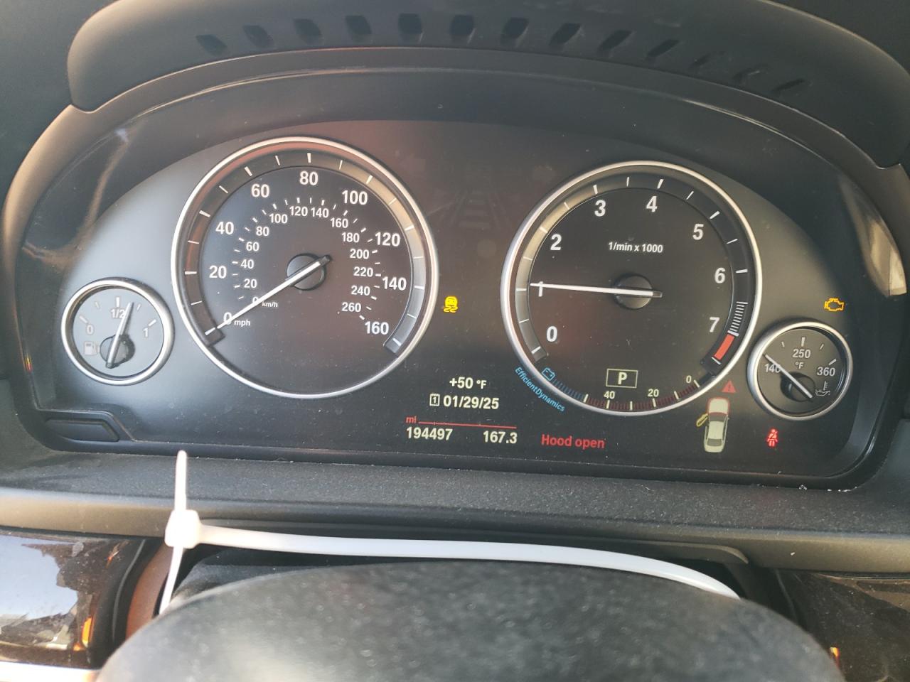 2015 BMW 5er VIN WBA5A7C51FD626075 Copart auction photo, front end / side damage thumbnail 9