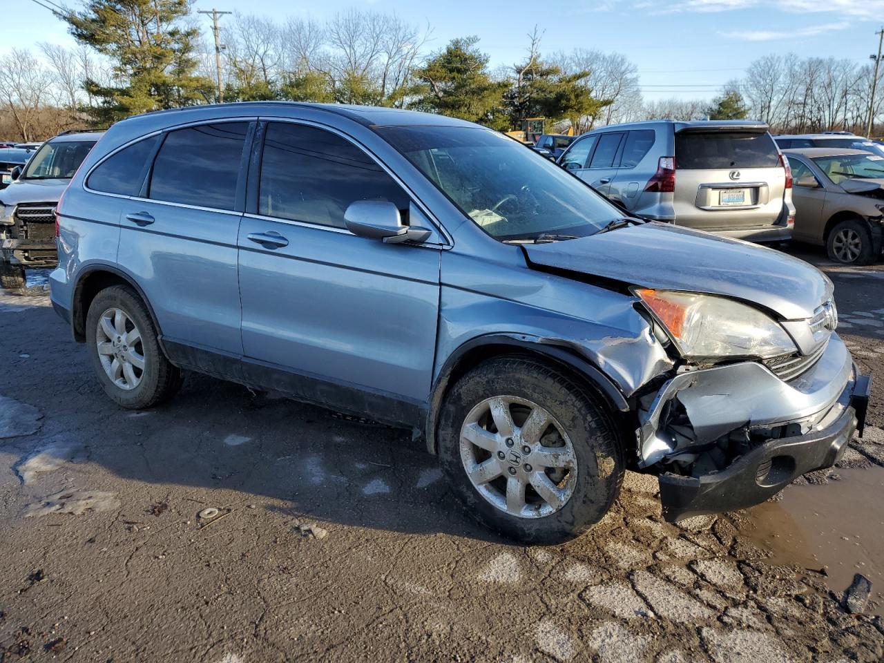 2007 Honda CR-V VIN 5J6RE48737L015743 Copart auction photo, front end damage thumbnail 4