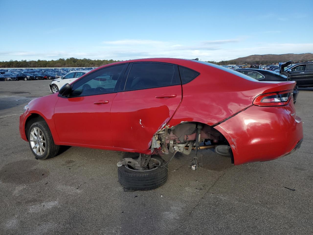 2013 Dodge Dart VIN 1C3CDFBA2DD286852 Copart auction photo, all over / undercarriage damage thumbnail 2