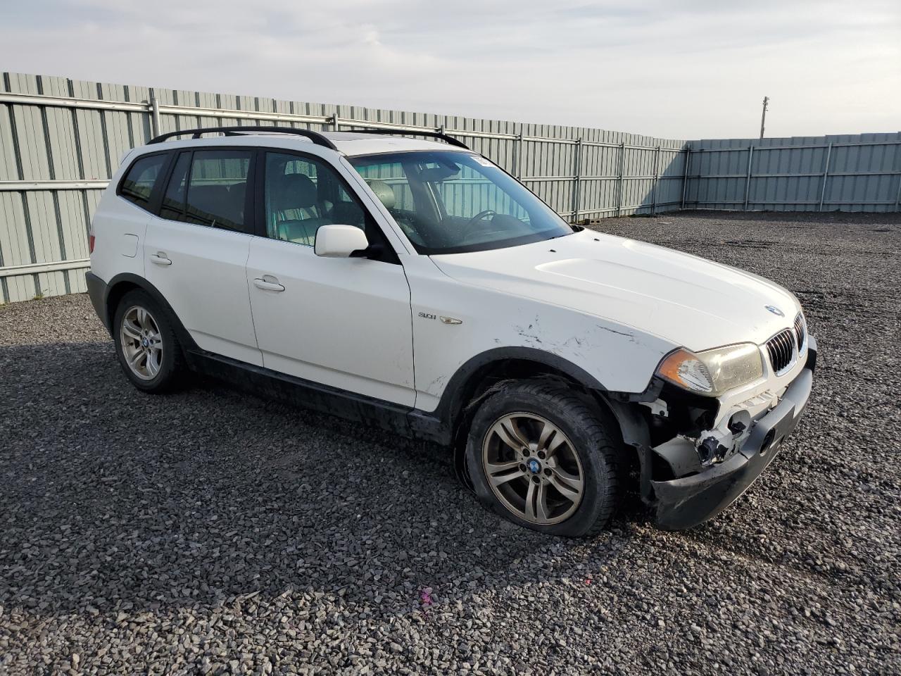 2005 BMW X3 VIN WBXPA934X5WD02565 Copart auction photo, front end / minor dent/scratches damage thumbnail 4