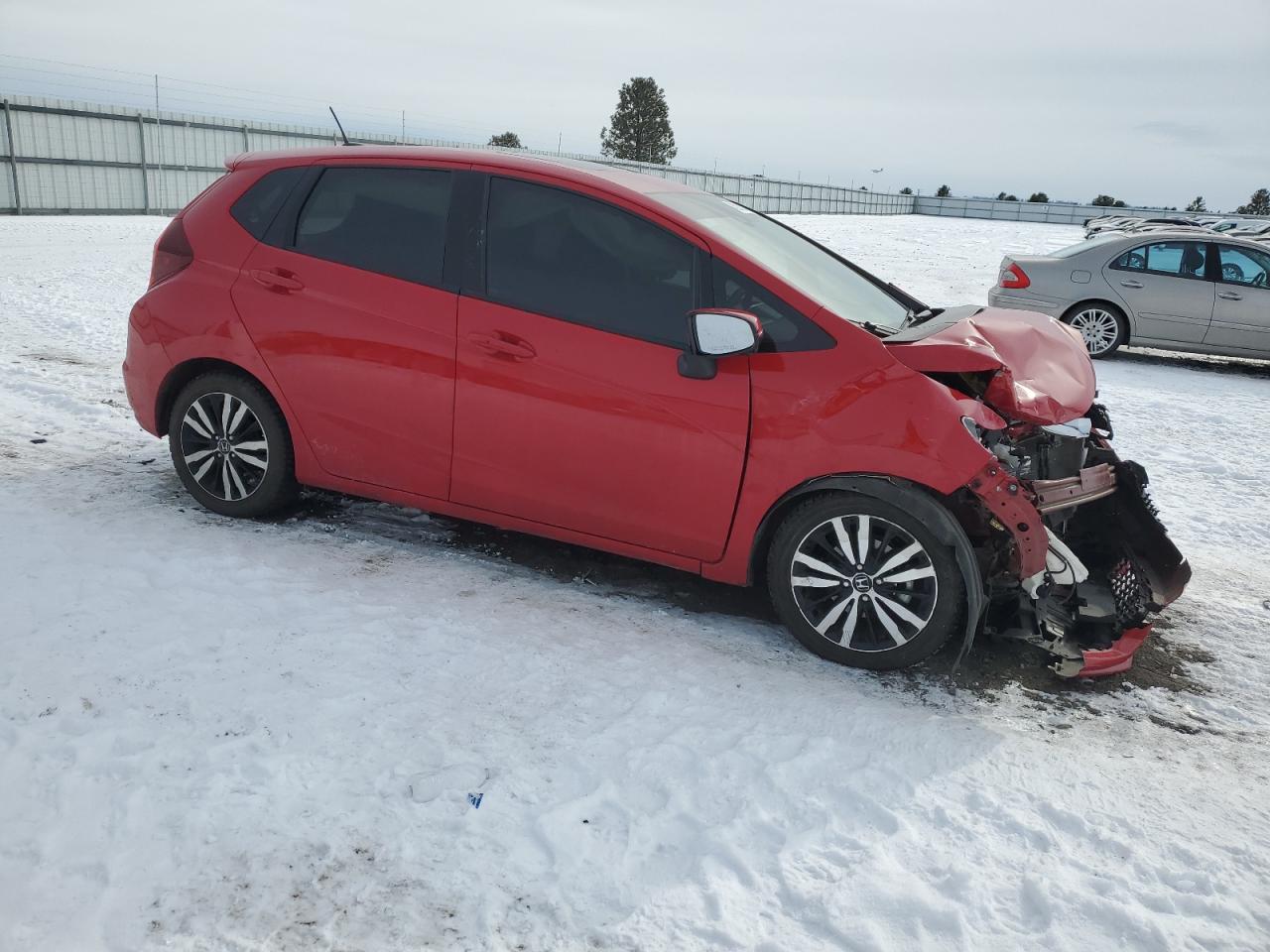 2018 Honda Fit VIN 3HGGK5H80JM702061 Copart auction photo, front end / side damage thumbnail 4