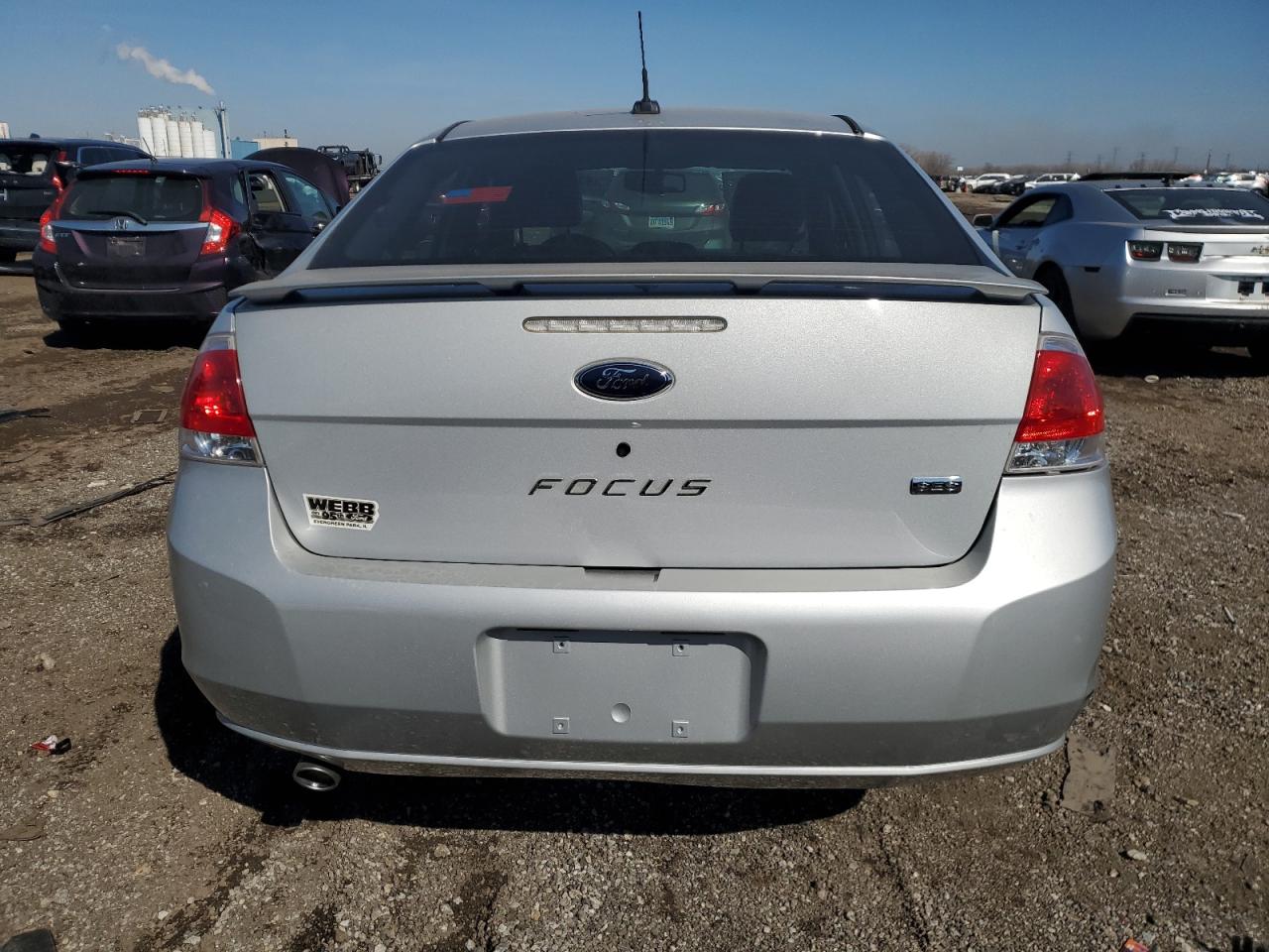 2008 Ford Focus VIN 1FAHP35NX8W179702 Copart auction photo, side / rear end damage thumbnail 6