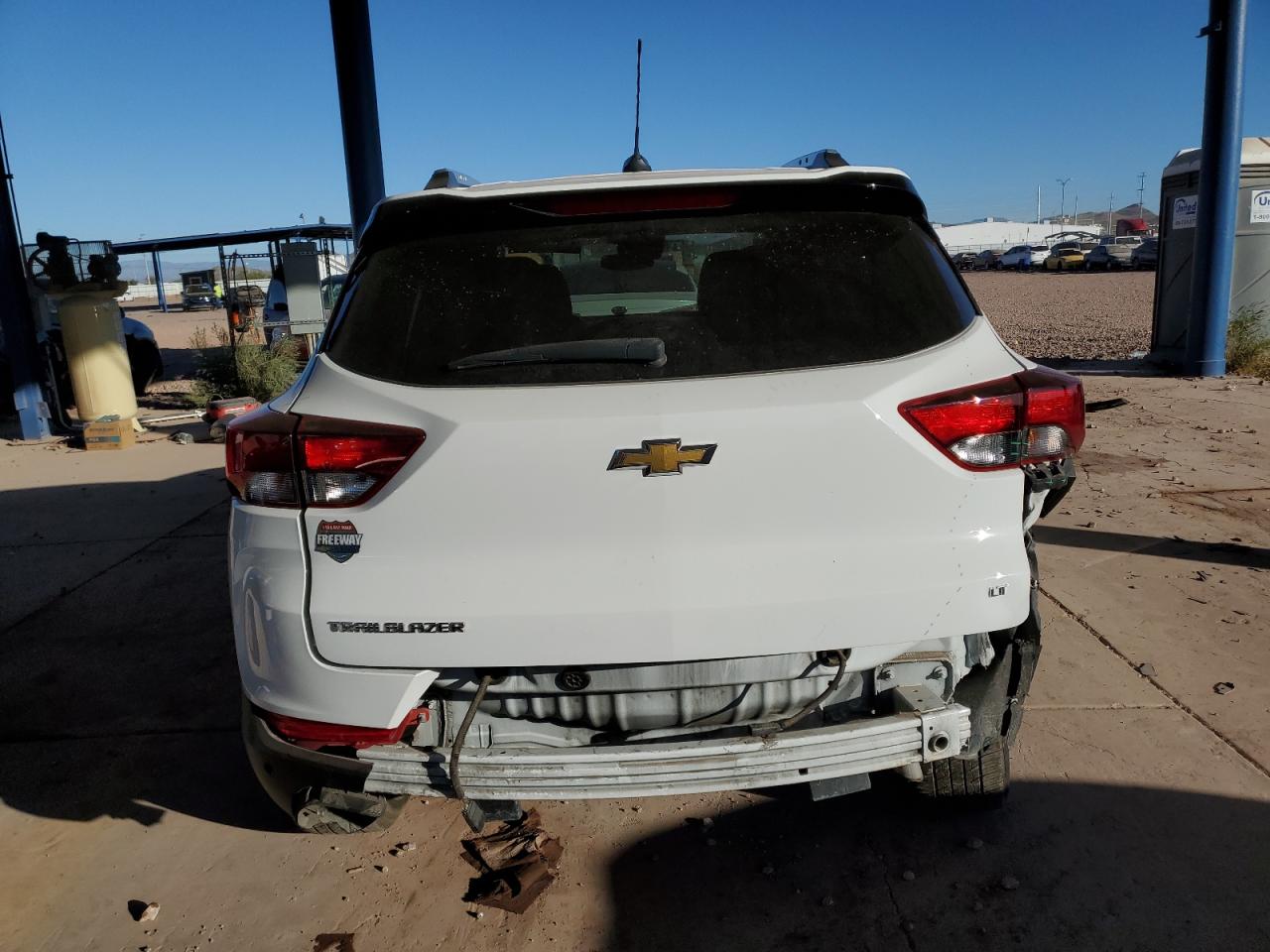 2022 Chevrolet TrailBlazer VIN KL79MPS23NB124128 Copart auction photo, rear end damage thumbnail 6