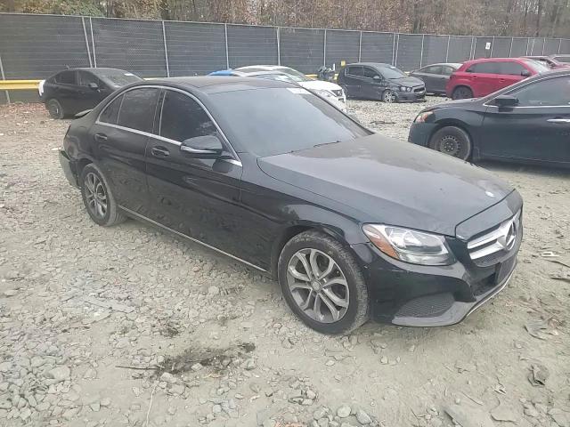 2016 Mercedes-Benz C-klasse VIN 55SWF4KB3GU110985 Copart auction photo, rear end damage thumbnail 10