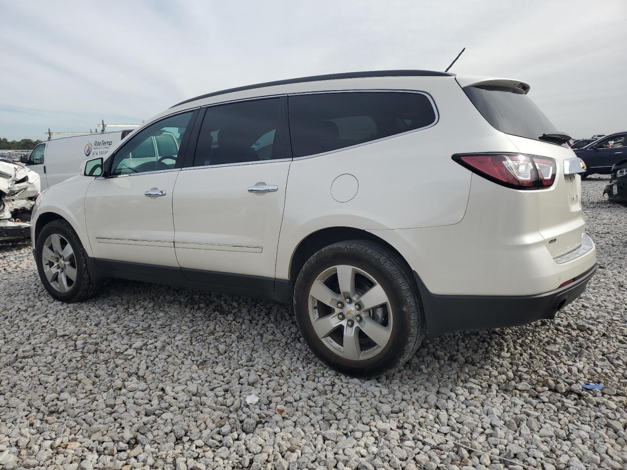 2014 Chevrolet Traverse VIN 1GNKVJKD1EJ327824 Copart auction photo, front end damage thumbnail 2