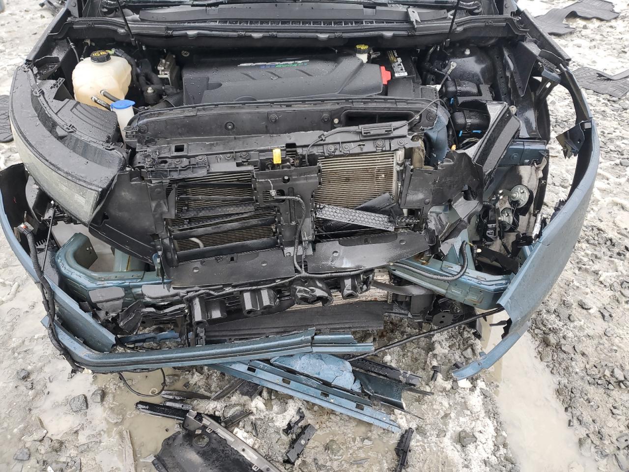 2016 Ford Edge VIN 2FMPK4AP5GBC30553 Copart auction photo, front end damage thumbnail 14