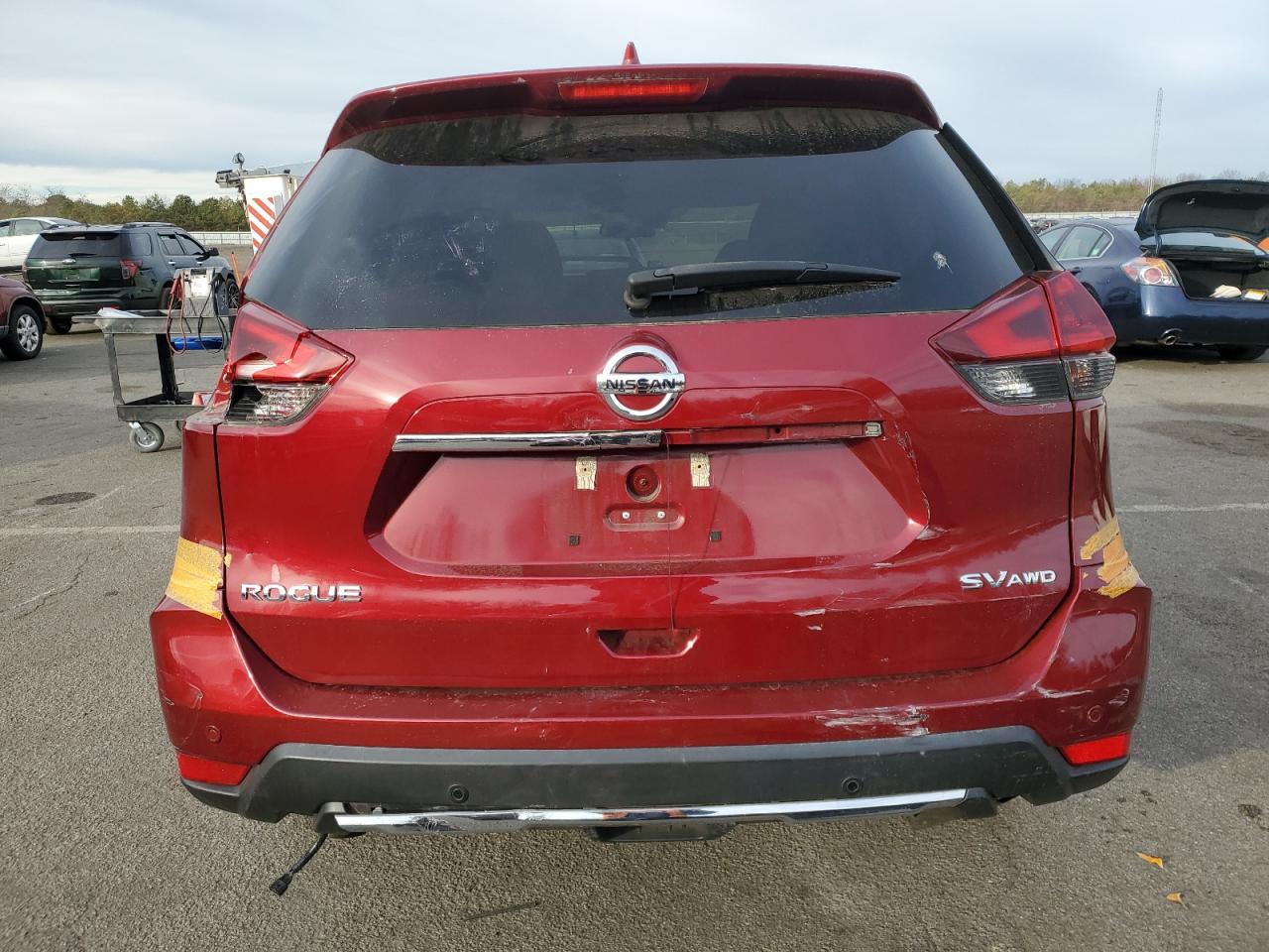 2020 Nissan Rogue VIN 5N1AT2MV1LC735680 Copart auction photo, all over damage thumbnail 6