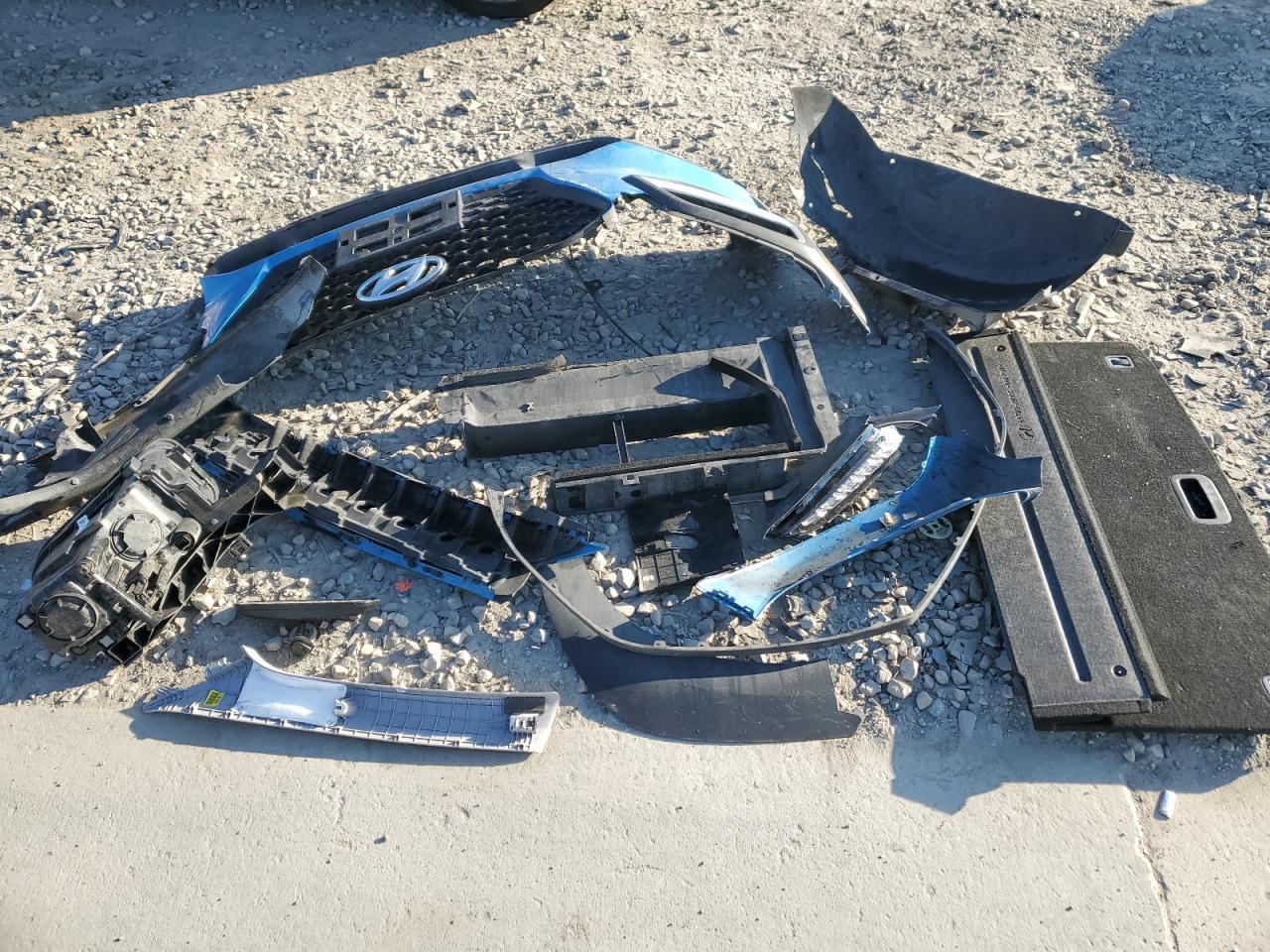 2019 Hyundai Kona VIN KM8K12AA4KU273295 Copart auction photo, all over damage thumbnail 14