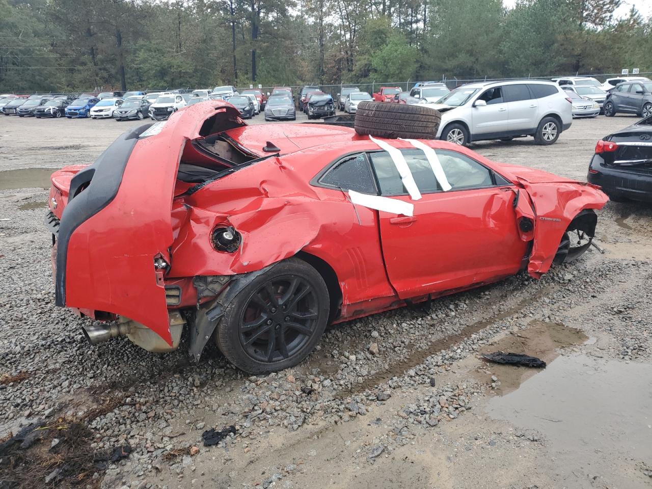 2015 Chevrolet Camaro VIN 2G1FB1E37F9233927 Copart auction photo, all over damage thumbnail 3