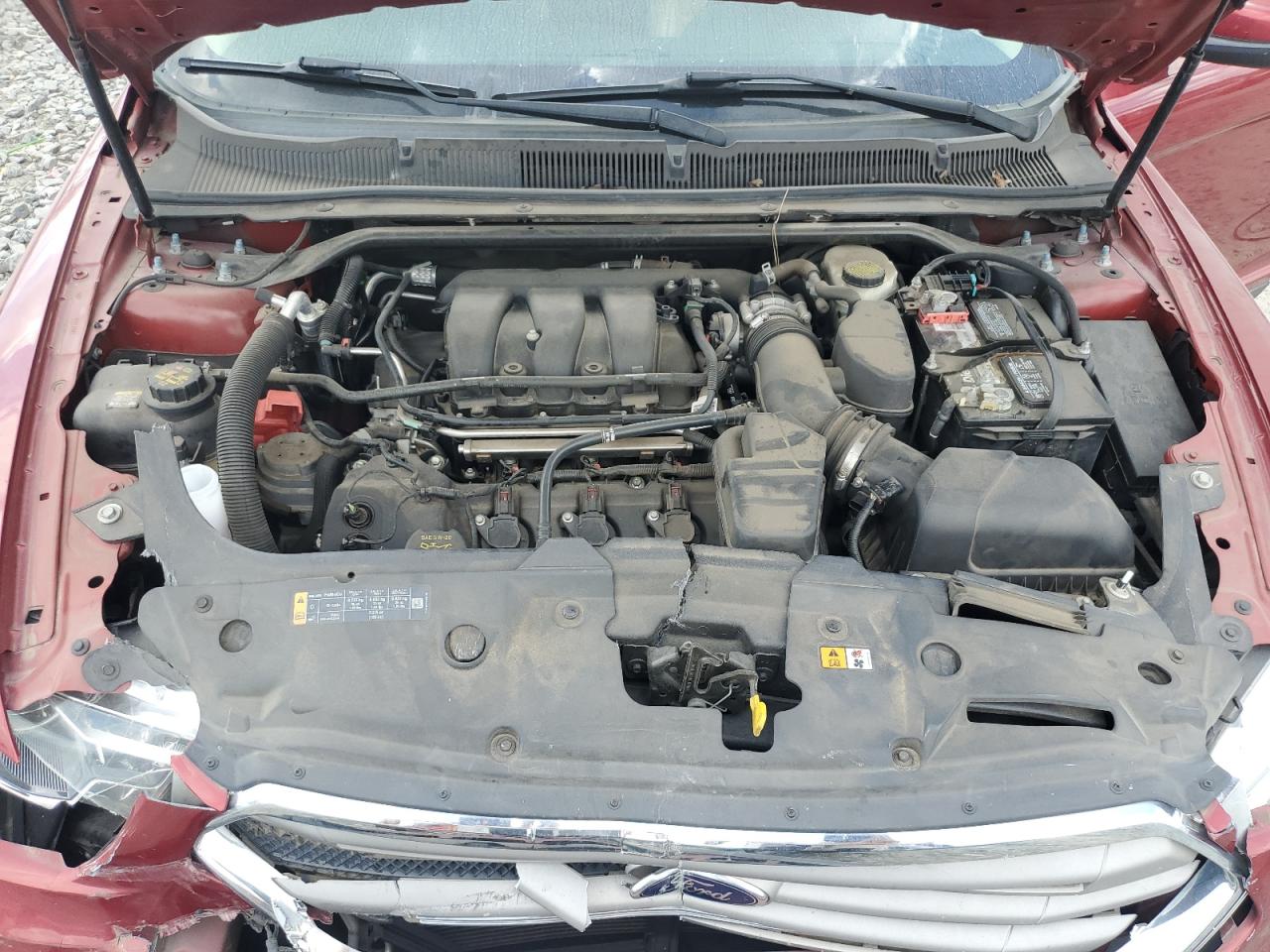 2013 Ford Taurus VIN 1FAHP2E84DG214436 Copart auction photo, front end damage thumbnail 11