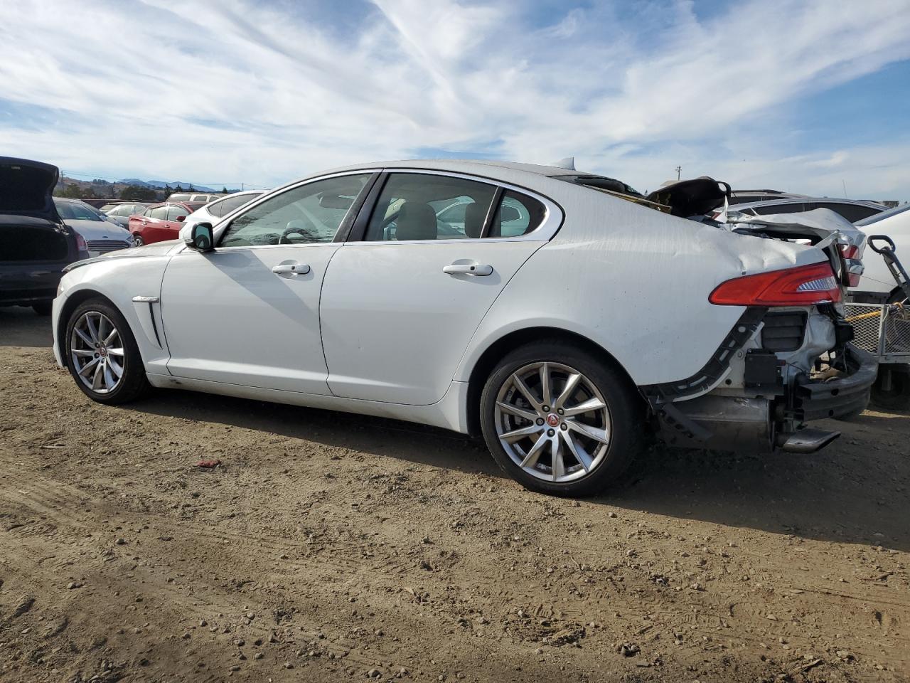 2015 Jaguar XF VIN SAJWA0FS1FPU87579 Copart auction photo, front end / rear end damage thumbnail 2