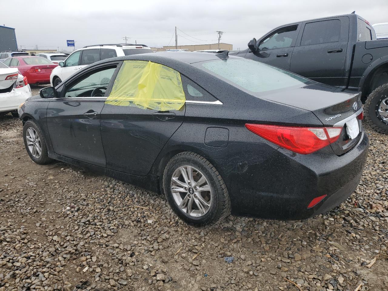 2014 Hyundai Sonata VIN 5NPEB4AC2EH827539 Copart auction photo, front end damage thumbnail 2