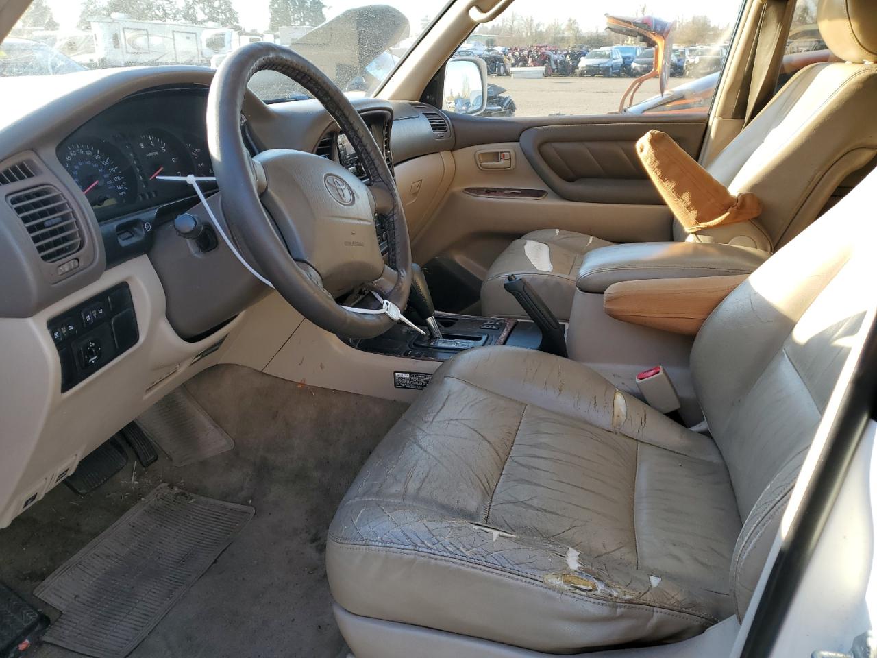2000 Toyota Land Cruiser VIN JT3HT05J5Y0105435 Copart auction photo, front end damage thumbnail 7