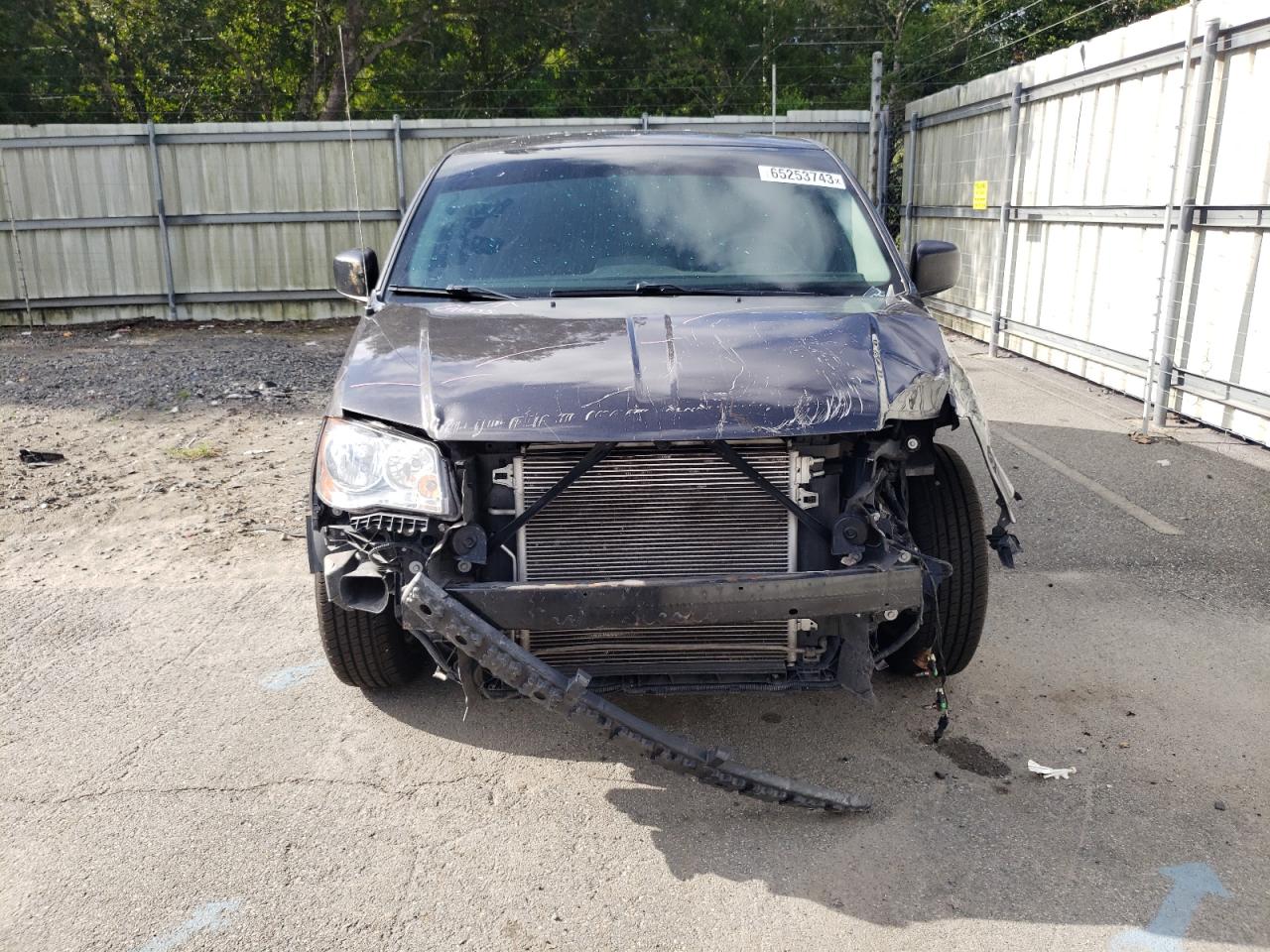 2019 Dodge Caravan VIN 2C4RDGBG6KR503698 Copart auction photo, front end damage thumbnail 5