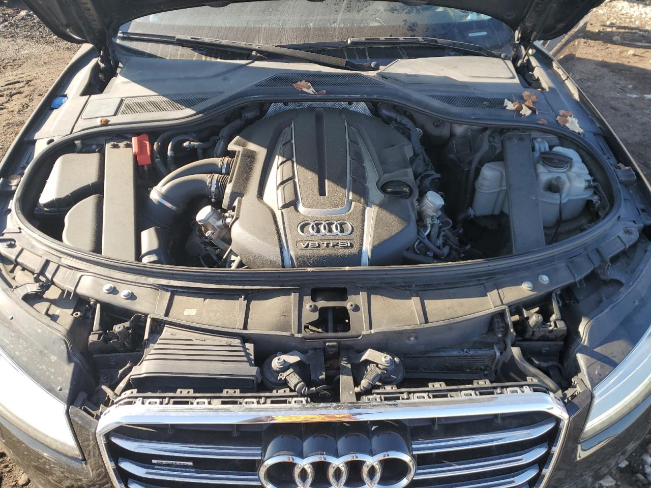 2015 Audi A8 VIN WAU32AFD0FN016733 Copart auction photo, front end damage thumbnail 11