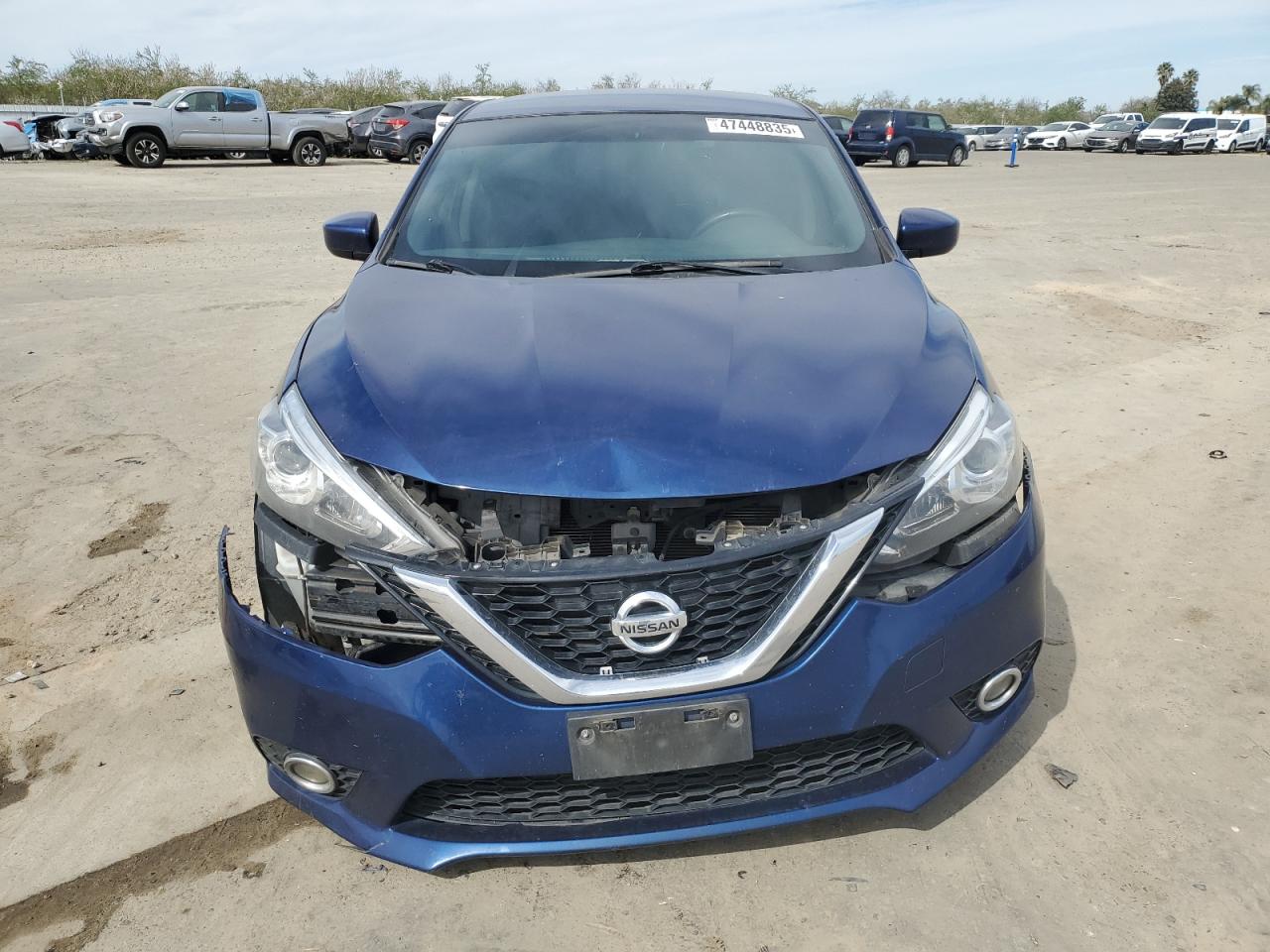 2017 Nissan Sentra VIN 3N1AB7APXHY206093 Copart auction photo, front end damage thumbnail 5