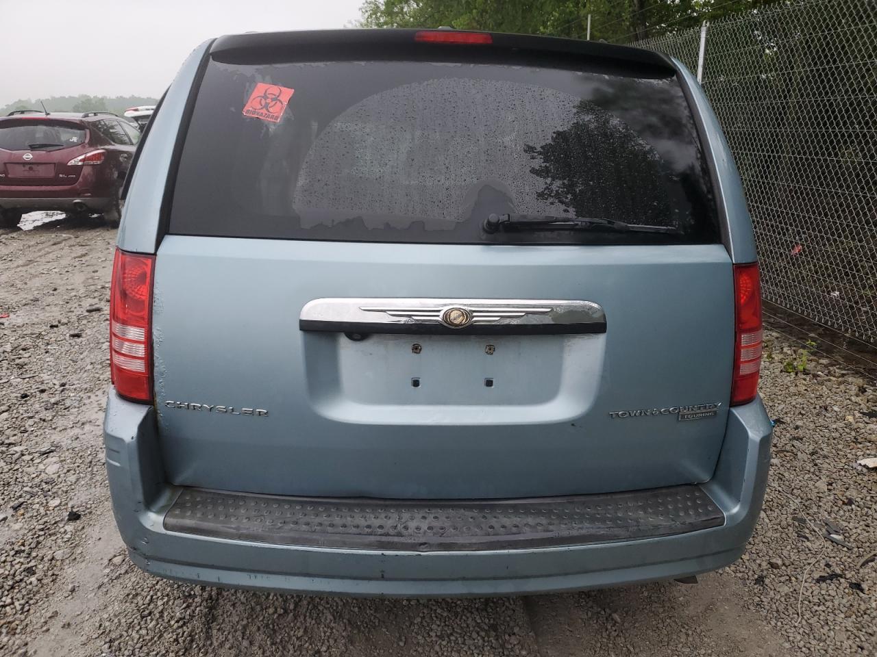 2009 Chrysler Town & Country VIN 2A8HR54169R648124 Copart auction photo, front end / side damage thumbnail 6