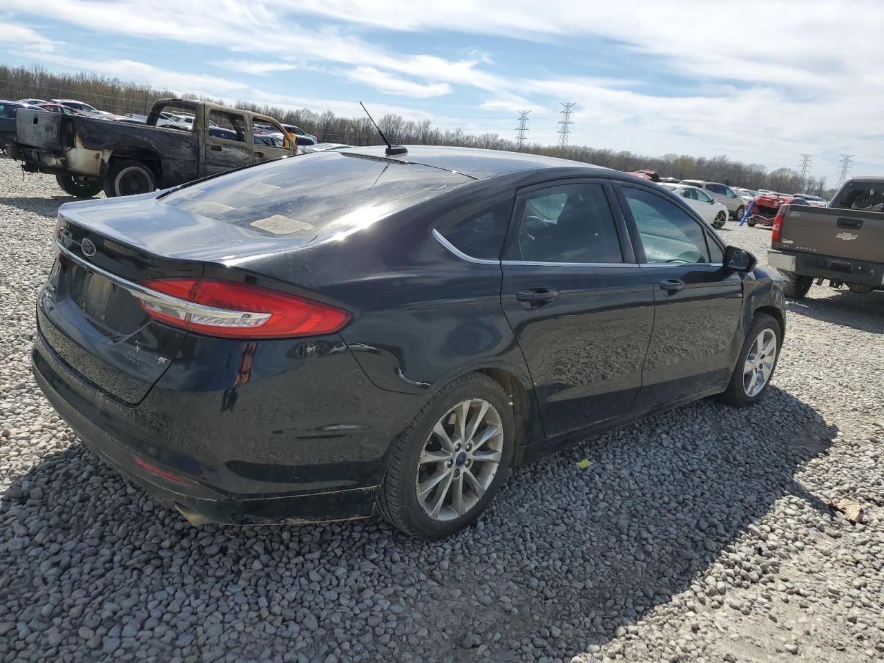 2017 Ford Fusion VIN 3FA6P0H77HR330629 Copart auction photo, front end damage thumbnail 3