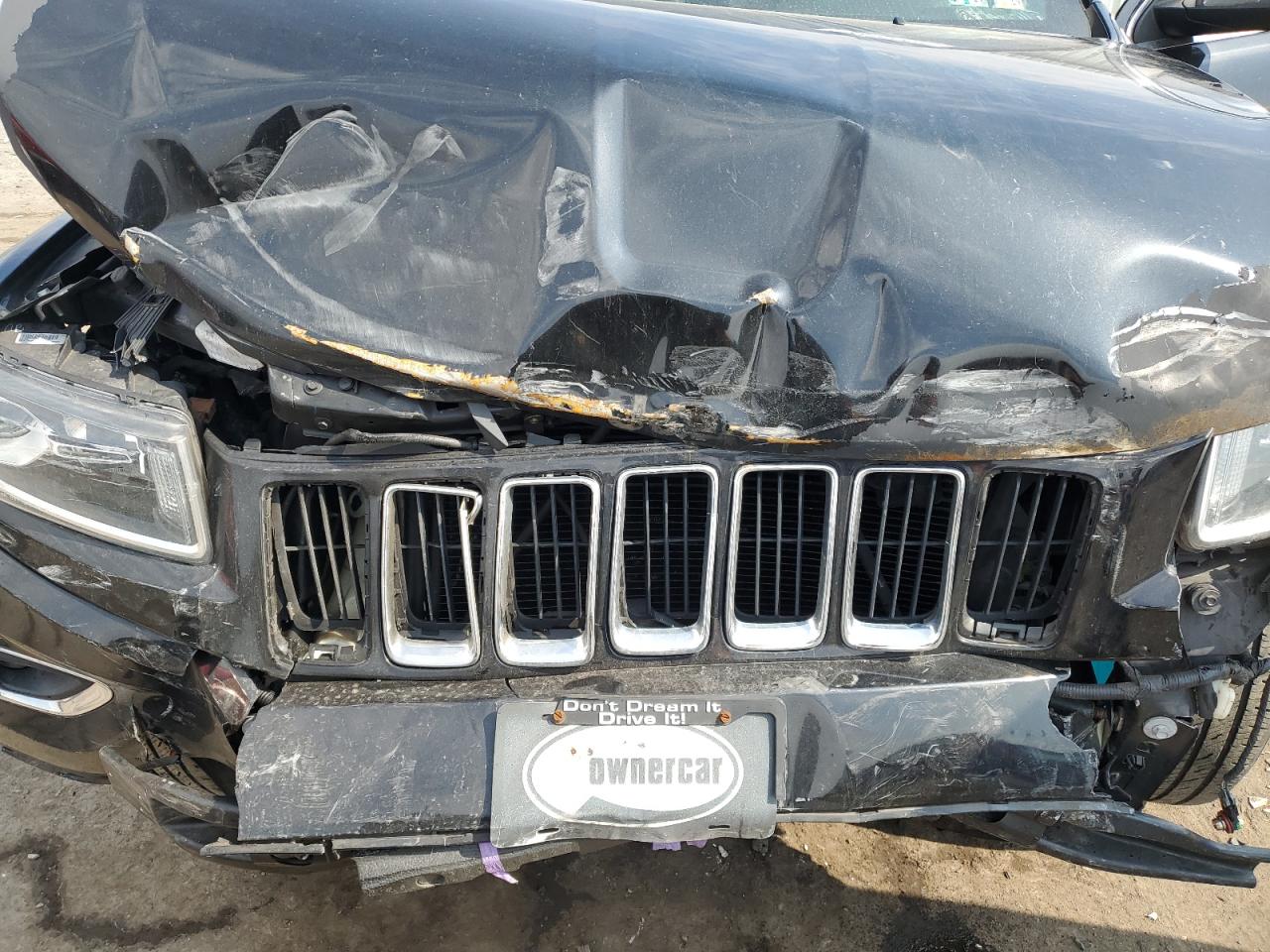 2015 Jeep Grand Cherokee VIN 1C4RJFBGXFC815329 Copart auction photo, front end / rear end damage thumbnail 14