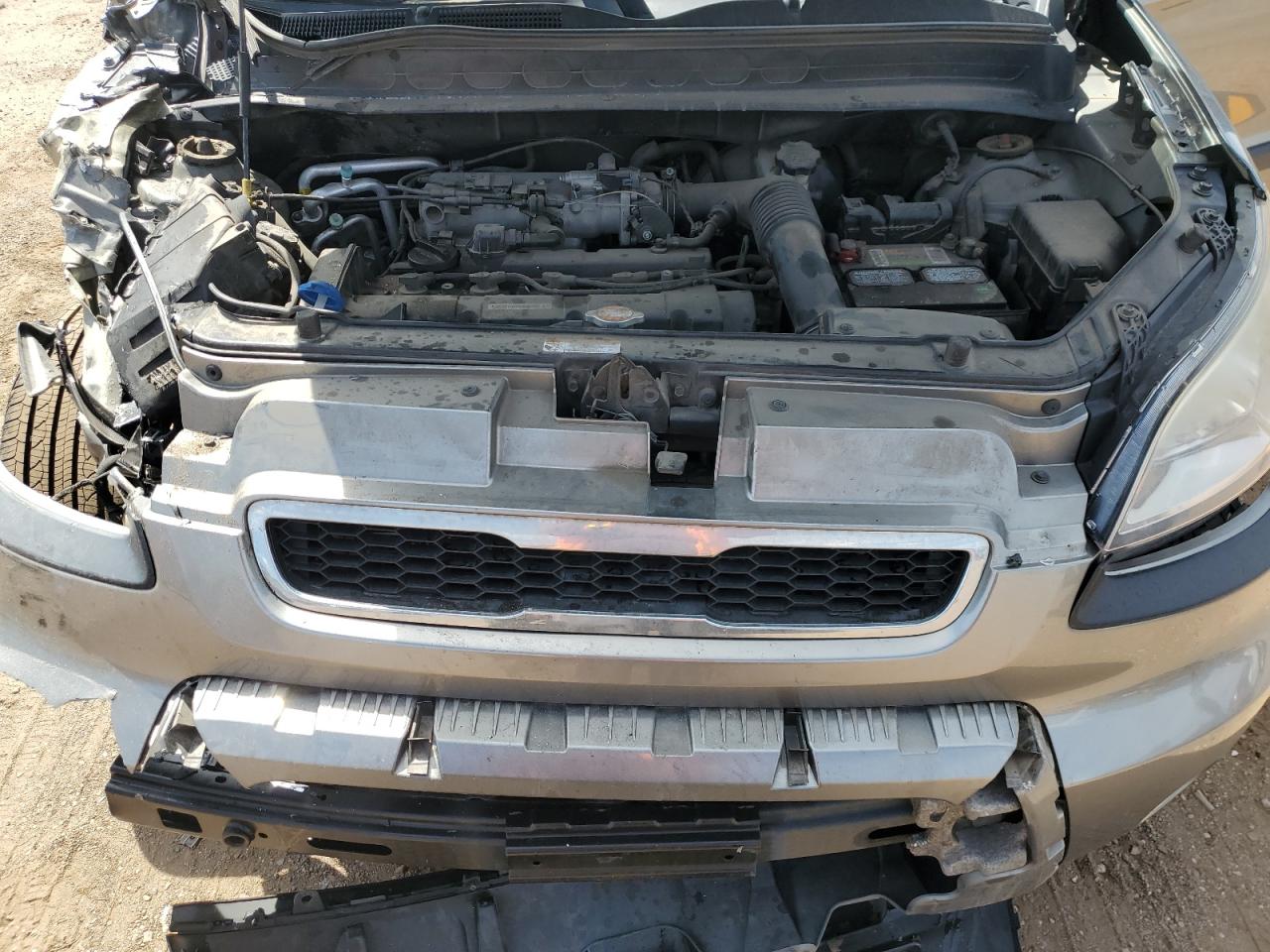 2011 KIA Soul VIN KNDJT2A24B7340995 Copart auction photo, front end / side damage thumbnail 12