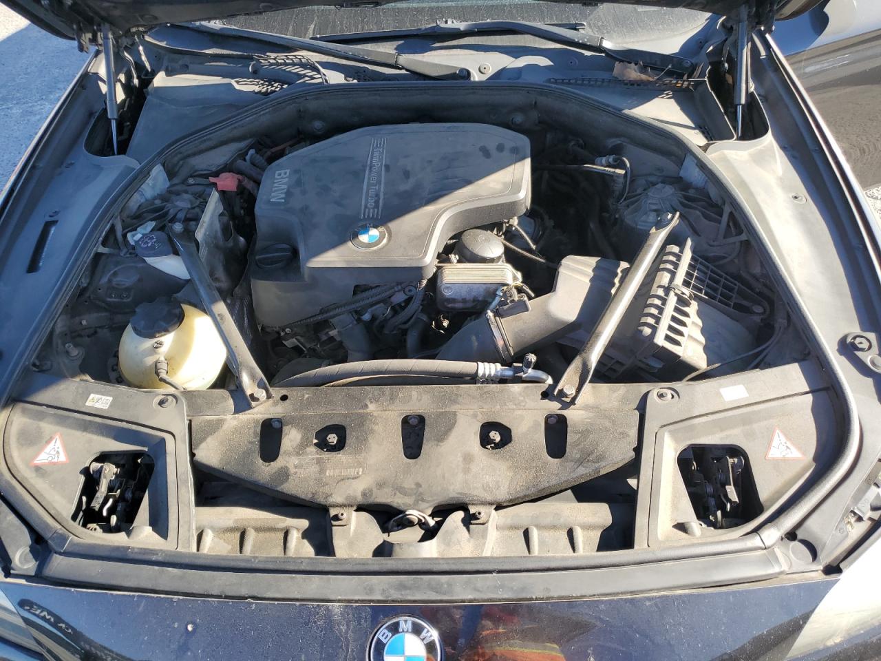 2013 BMW 5er VIN WBAXH5C54DD109715 Copart auction photo, rear end damage thumbnail 11