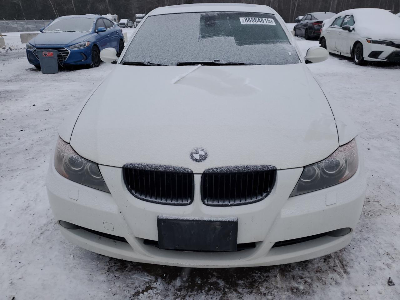 2008 BMW 3er VIN WBAVC935X8K044917 Copart auction photo, rear end damage thumbnail 5