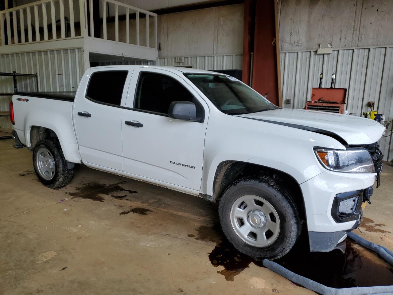 2022 Chevrolet Colorado VIN 1GCGTBEN2N1332903 Copart auction photo, front end / side damage thumbnail 4