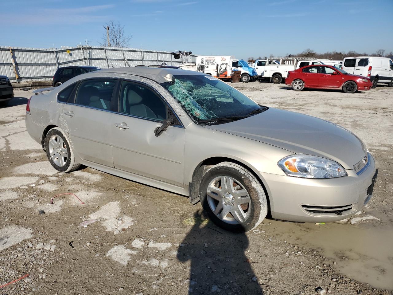 2012 Chevrolet Impala VIN 2G1WB5E35C1308836 Copart auction photo, rollover damage thumbnail 4