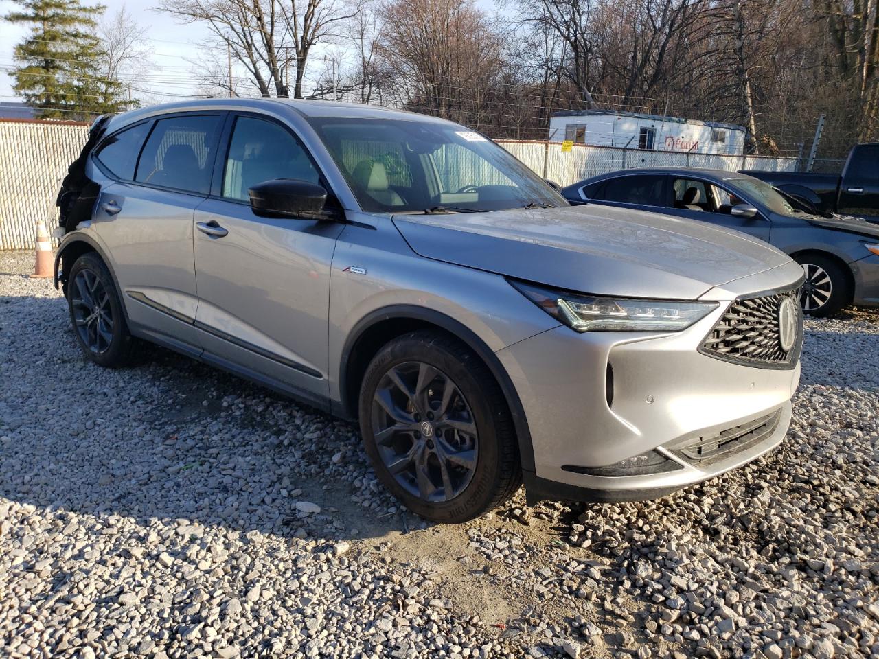 2023 Acura MDX VIN 5J8YE1H0XPL013217 Copart auction photo, rear end damage thumbnail 4