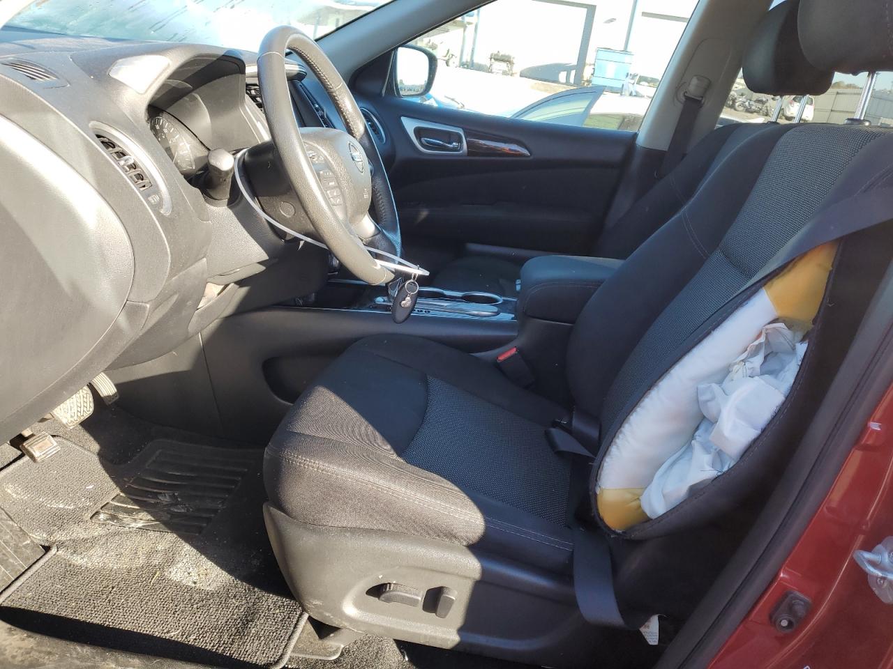 2017 Nissan Pathfinder VIN 5N1DR2MN7HC611495 Copart auction photo, front end / side damage thumbnail 7