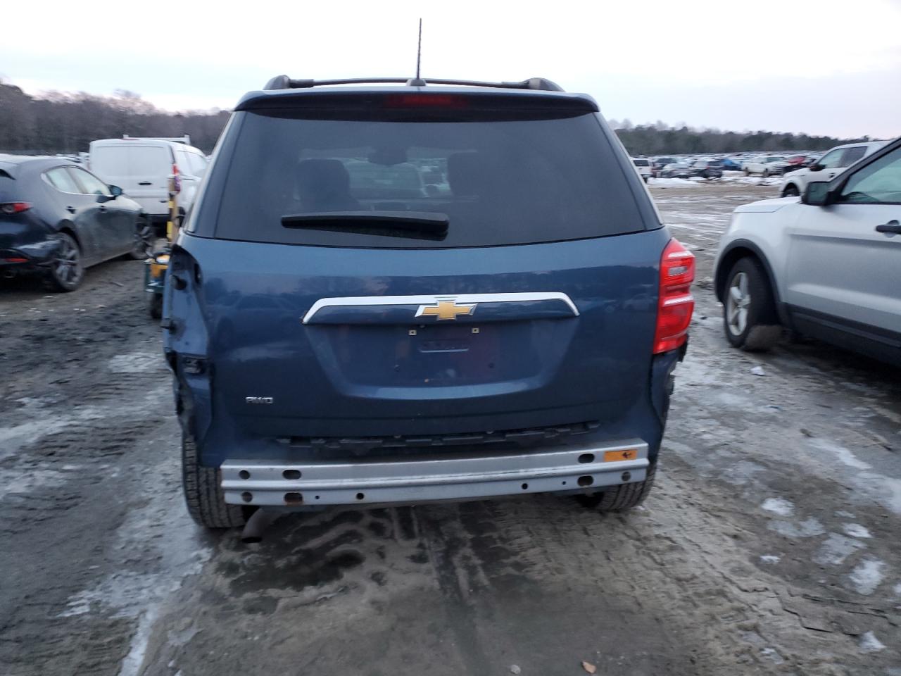 2016 Chevrolet Equinox VIN 2GNFLFEK9G6118636 Copart auction photo, rear end damage thumbnail 6