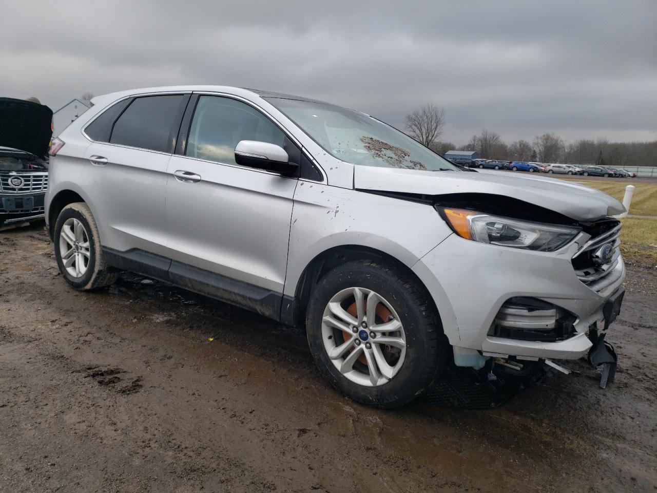 2019 Ford Edge VIN 2FMPK4J96KBC25873 Copart auction photo, front end / undercarriage damage thumbnail 4