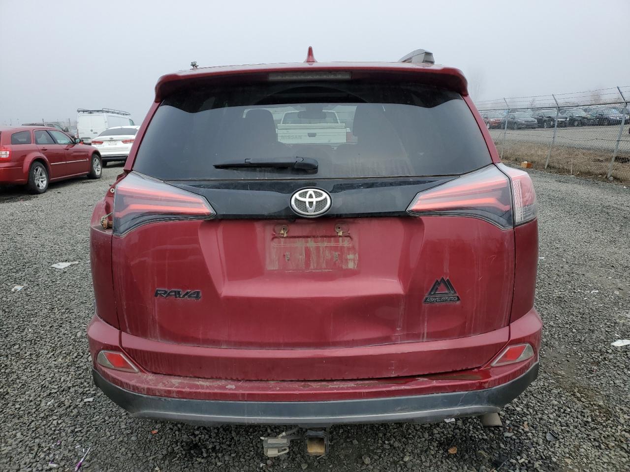 2018 Toyota RAV 4 VIN 2T3RFREV4JW705265 Copart auction photo, all over damage thumbnail 6