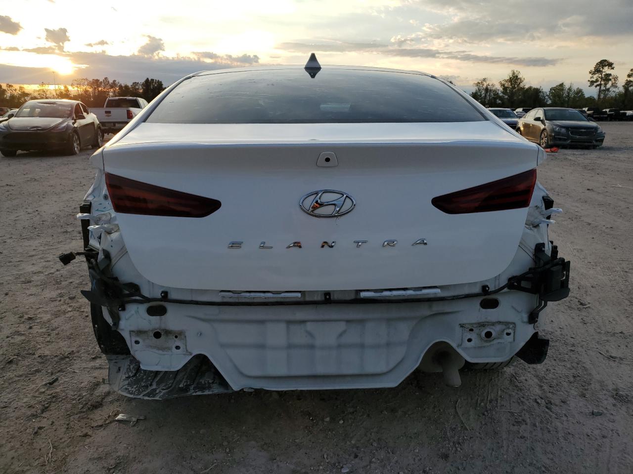 2020 Hyundai Elantra VIN 5NPD84LF9LH507150 Copart auction photo, rear end damage thumbnail 6