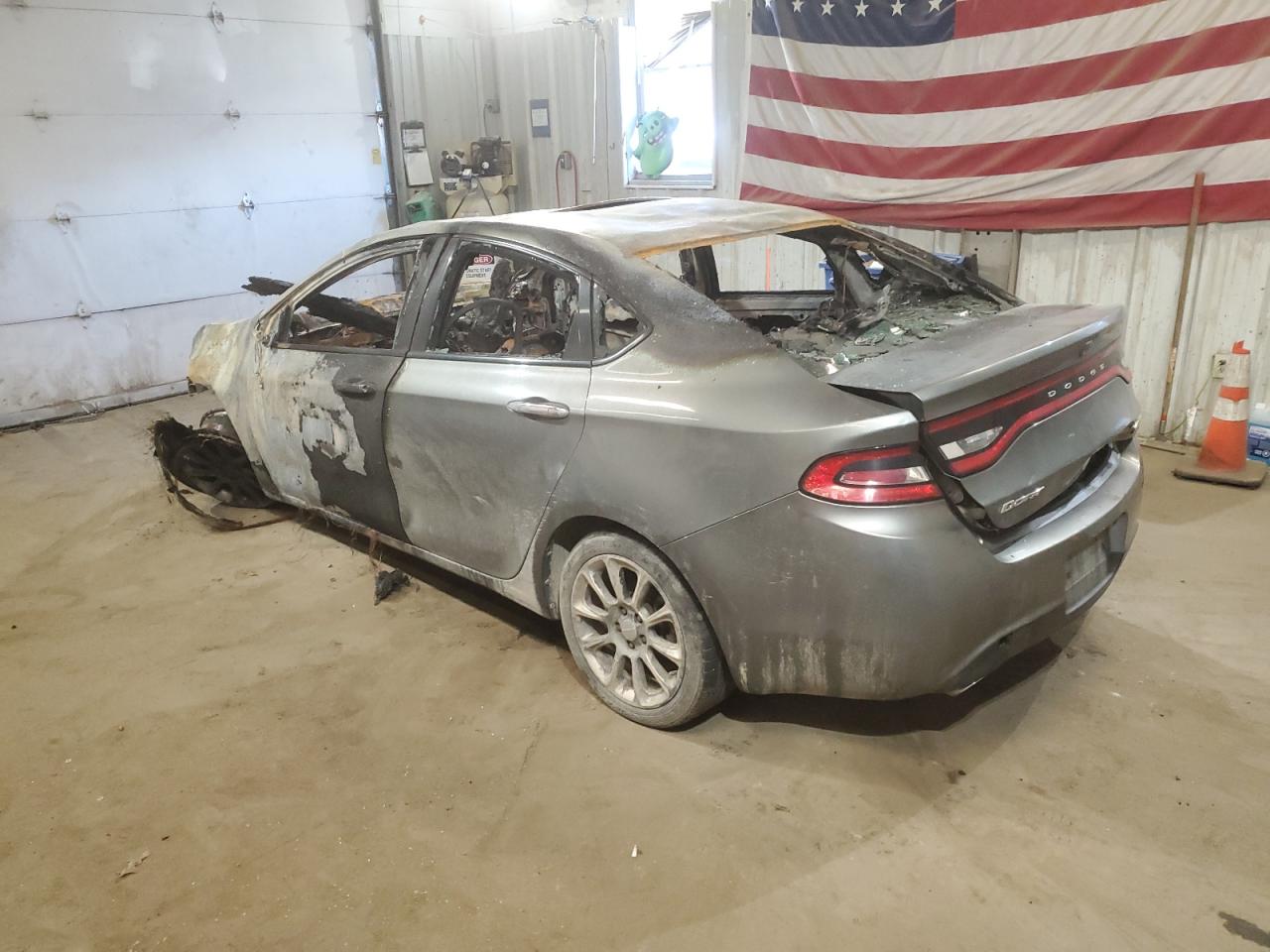 2013 Dodge Dart VIN 1C3CDFCH1DD704345 Copart auction photo, burn - engine damage thumbnail 2