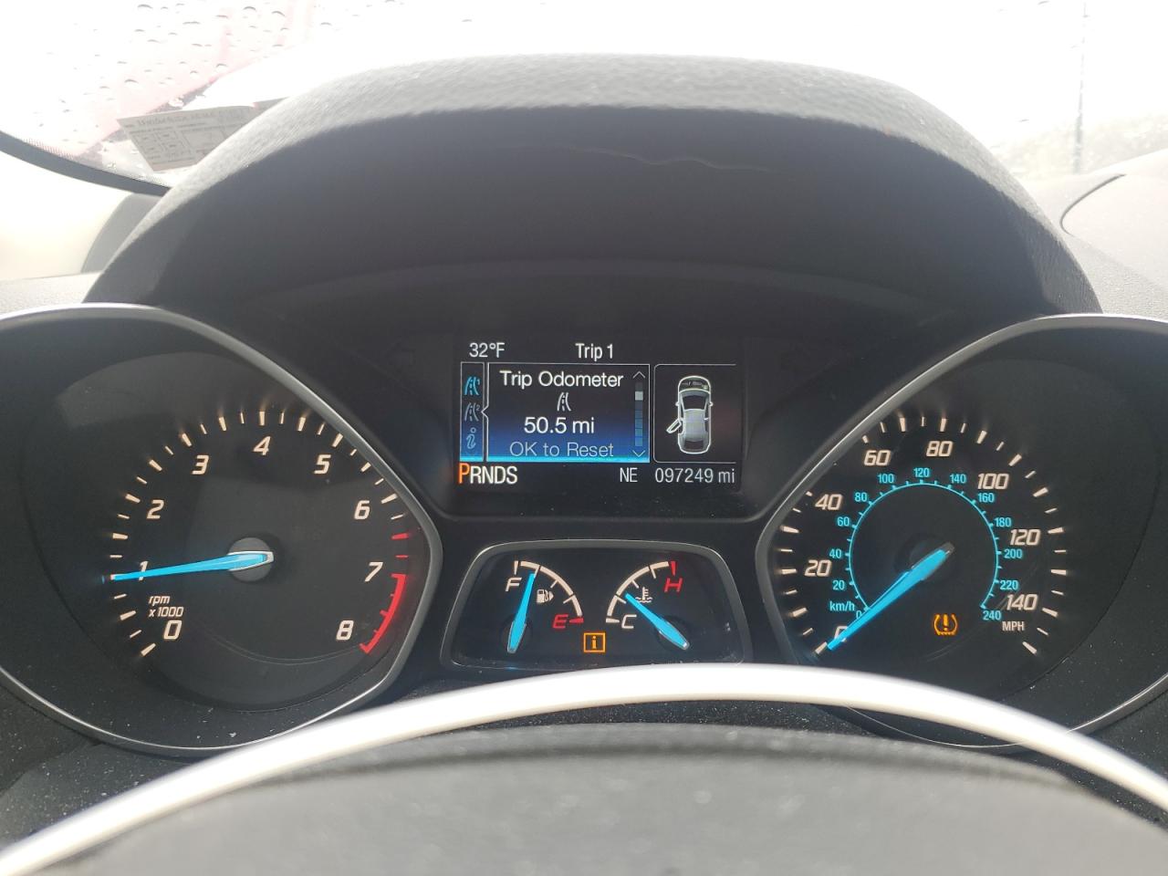 2014 Ford Escape VIN 1FMCU9JX7EUE04877 Copart auction photo, rear end / undercarriage damage thumbnail 9