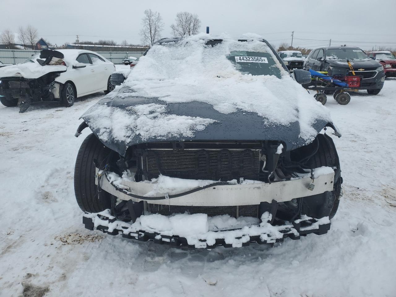 2013 Mercedes-Benz C-klasse VIN WDDGF8AB4DG076142 Copart auction photo, front end damage thumbnail 5