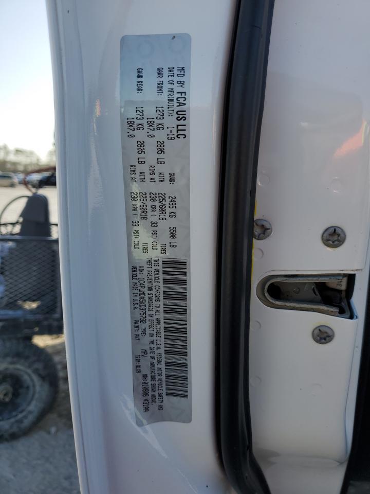 2019 Jeep Grand Cherokee VIN 1C4PJMDX5KD375792 Copart auction photo, rear end / minor dent/scratches damage thumbnail 13