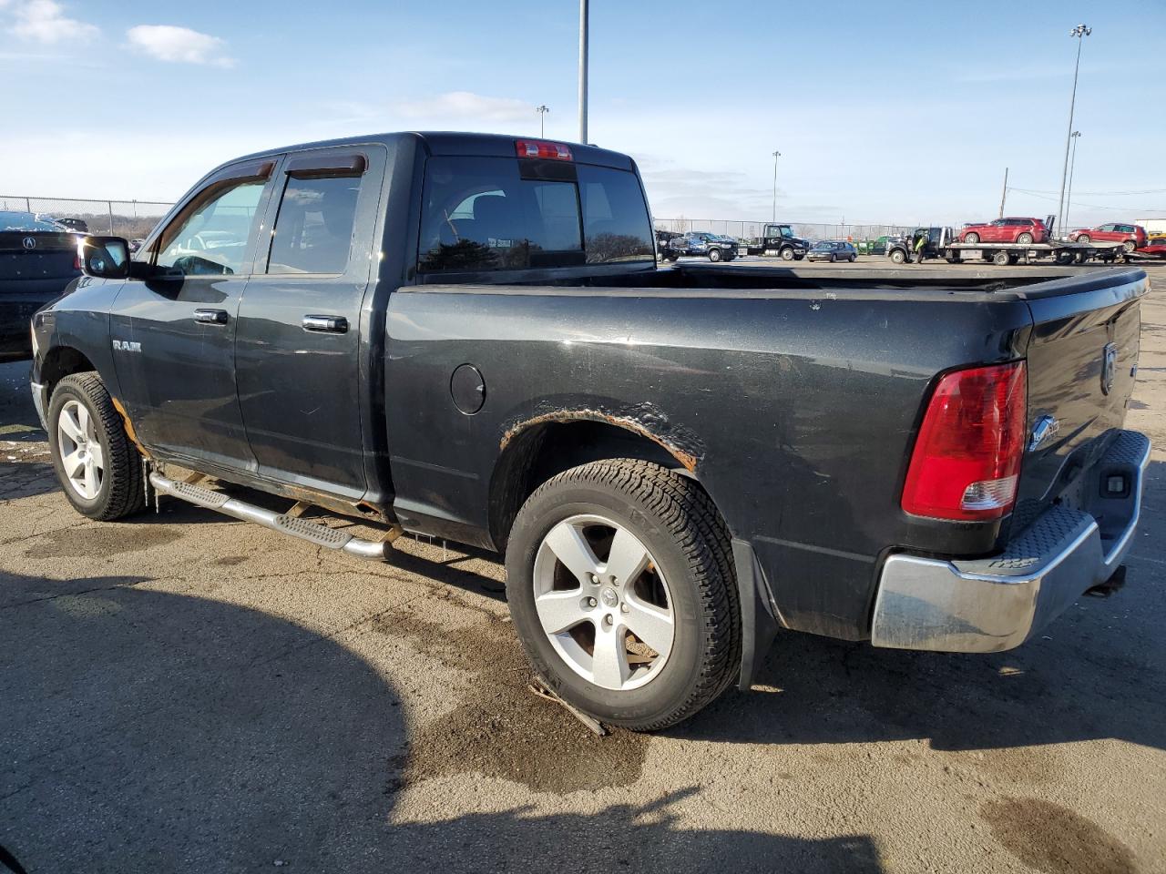 2010 Dodge RAM VIN 1D7RV1GP3AS118900 Copart auction photo, rear end / side damage thumbnail 2