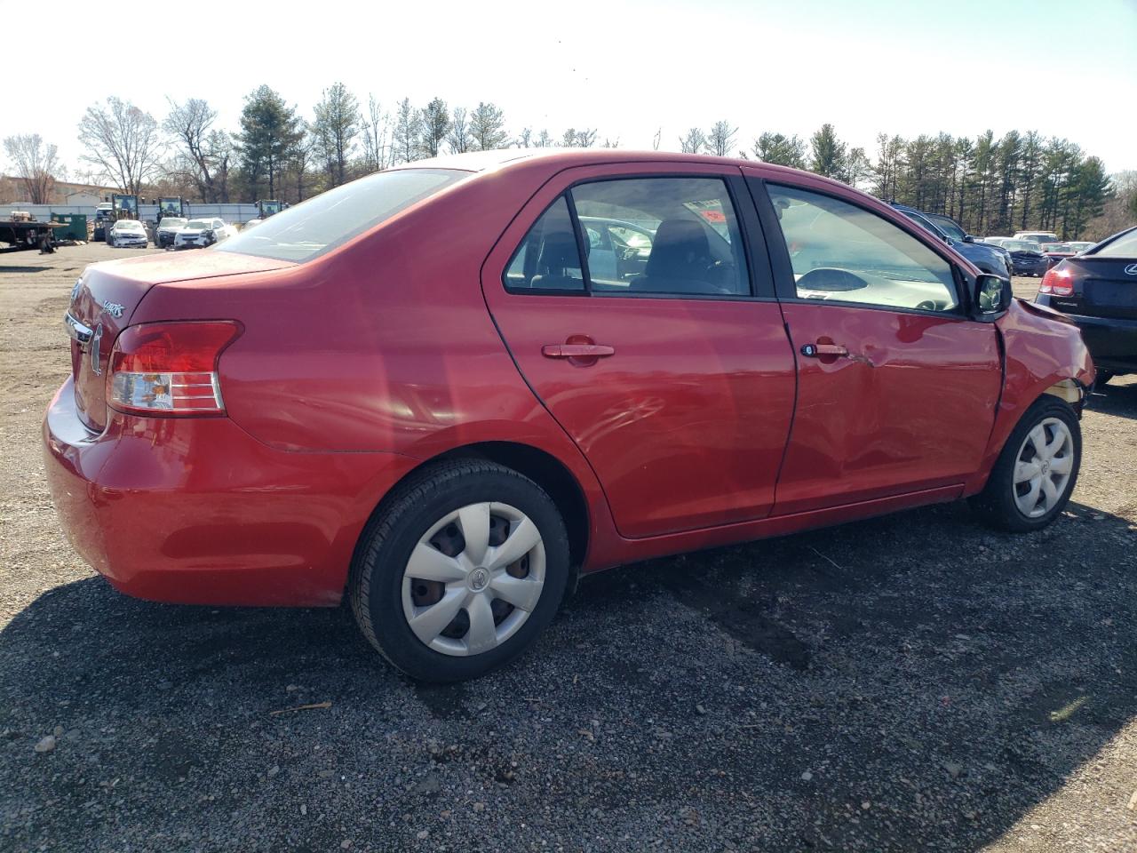 2007 Toyota Yaris VIN JTDBT903471182739 Copart auction photo, front end / side damage thumbnail 3