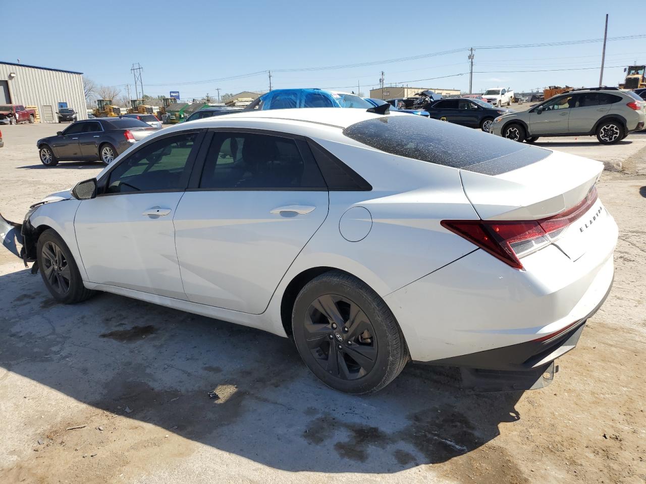 2022 Hyundai Elantra VIN 5NPLM4AG9NH065850 Copart auction photo, front end / minor dent/scratches damage thumbnail 2